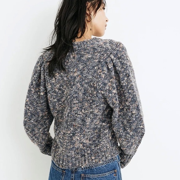 SOLD Madewell Pleat Shoulder Pullover Sweater XXS - Picture 3 of 15